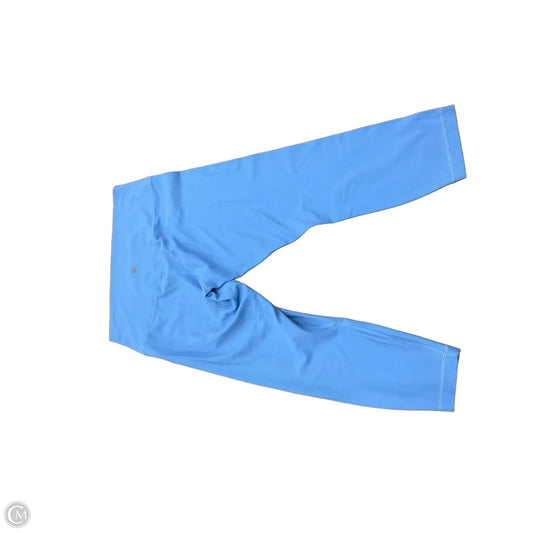 Athletic Leggings By Lululemon In Blue, Size: L