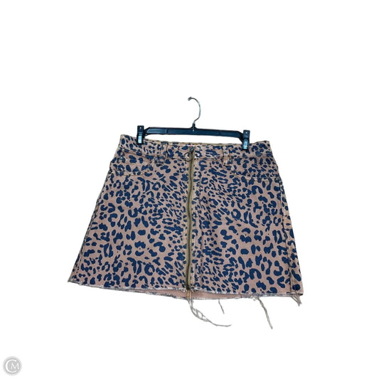 Skirt Mini & Short By We The Free In Animal Print, Size: 4