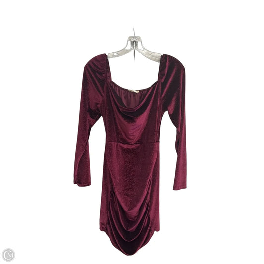 Dress Casual Short By Altard State In Maroon, Size: M