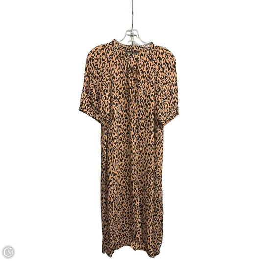 Dress Casual Maxi By Anthropologie In Animal Print, Size: S