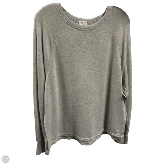 Sweatshirt Crewneck By Aerie In Grey, Size: S
