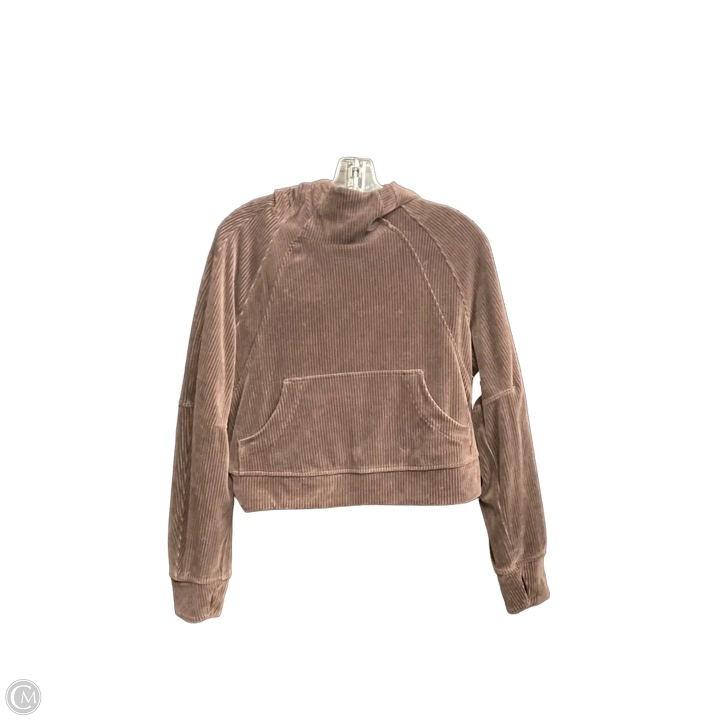 Sweatshirt Hoodie By Lululemon In Brown, Size: Xs