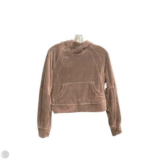 Sweatshirt Hoodie By Lululemon In Brown, Size: Xs