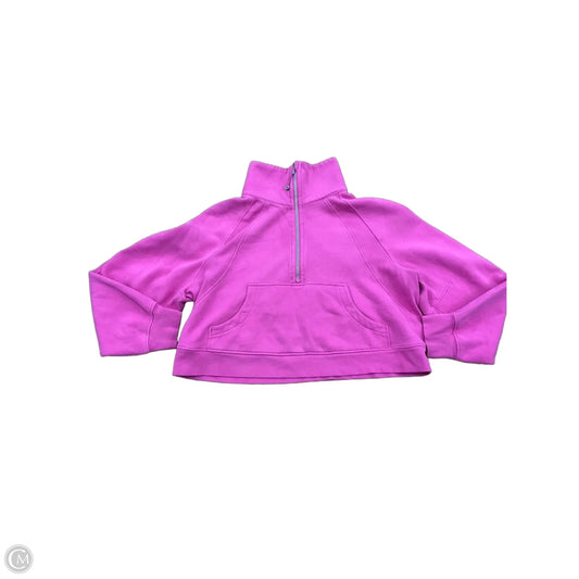 Sweatshirt Crewneck By Lululemon In Pink, Size: Xl