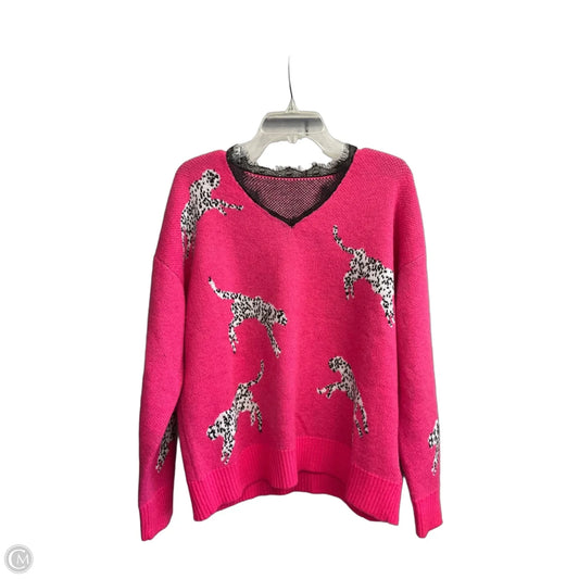 Sweater By Shein In Pink, Size: M