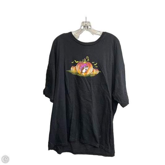 Top Long Sleeve By Clothes Mentor In Black, Size: 3x