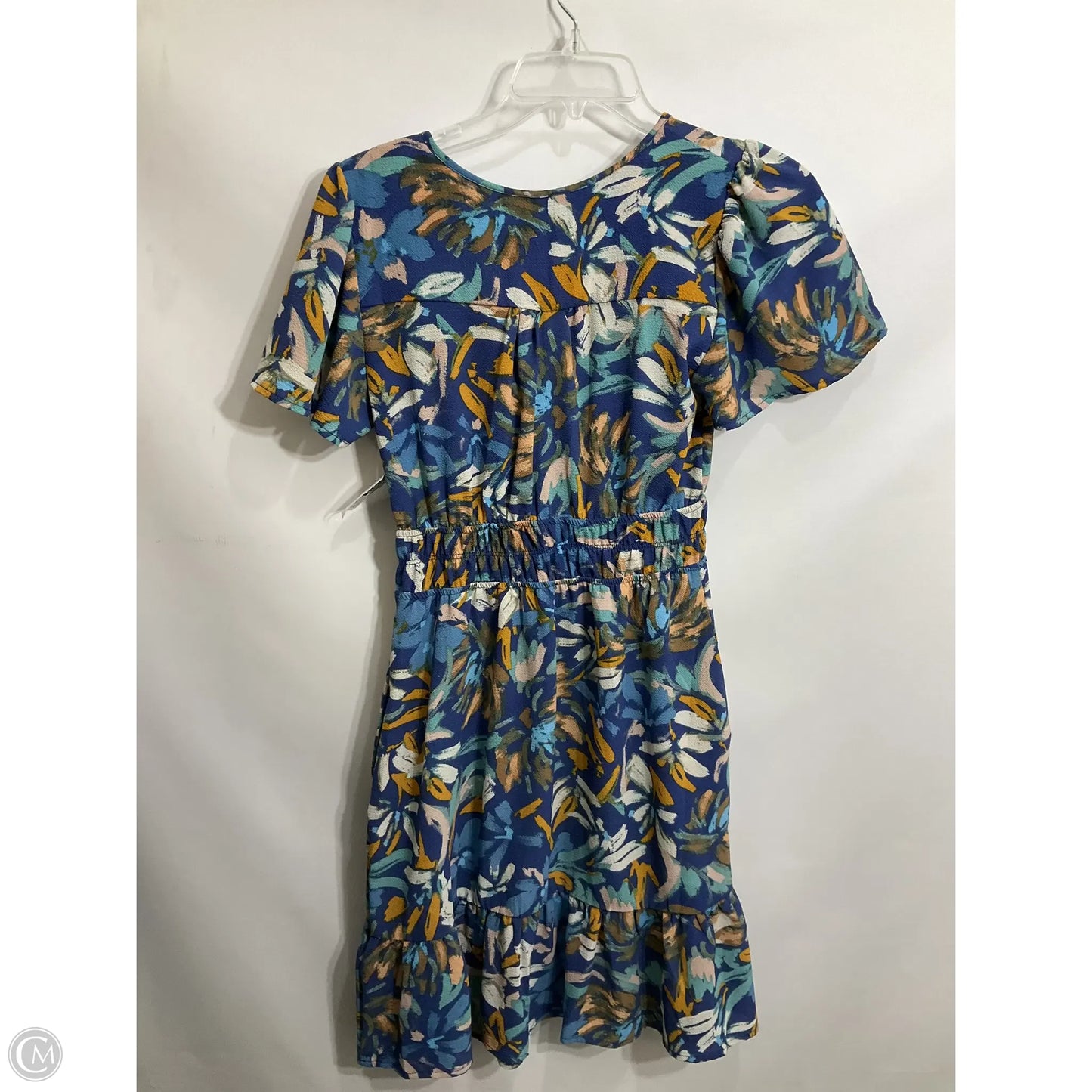 Dress Casual Midi By Monteau In Blue, Size: Xs