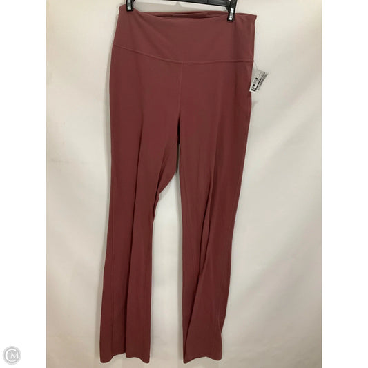 Athletic Pants By Lululemon In Orange, Size: 10