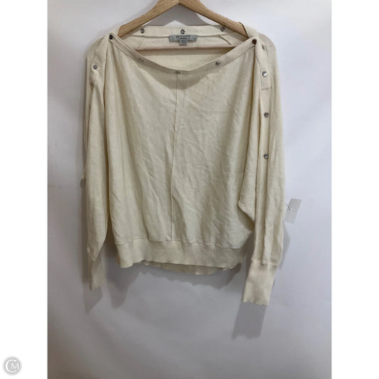 Top Long Sleeve Designer By All Saints In Cream, Size: M