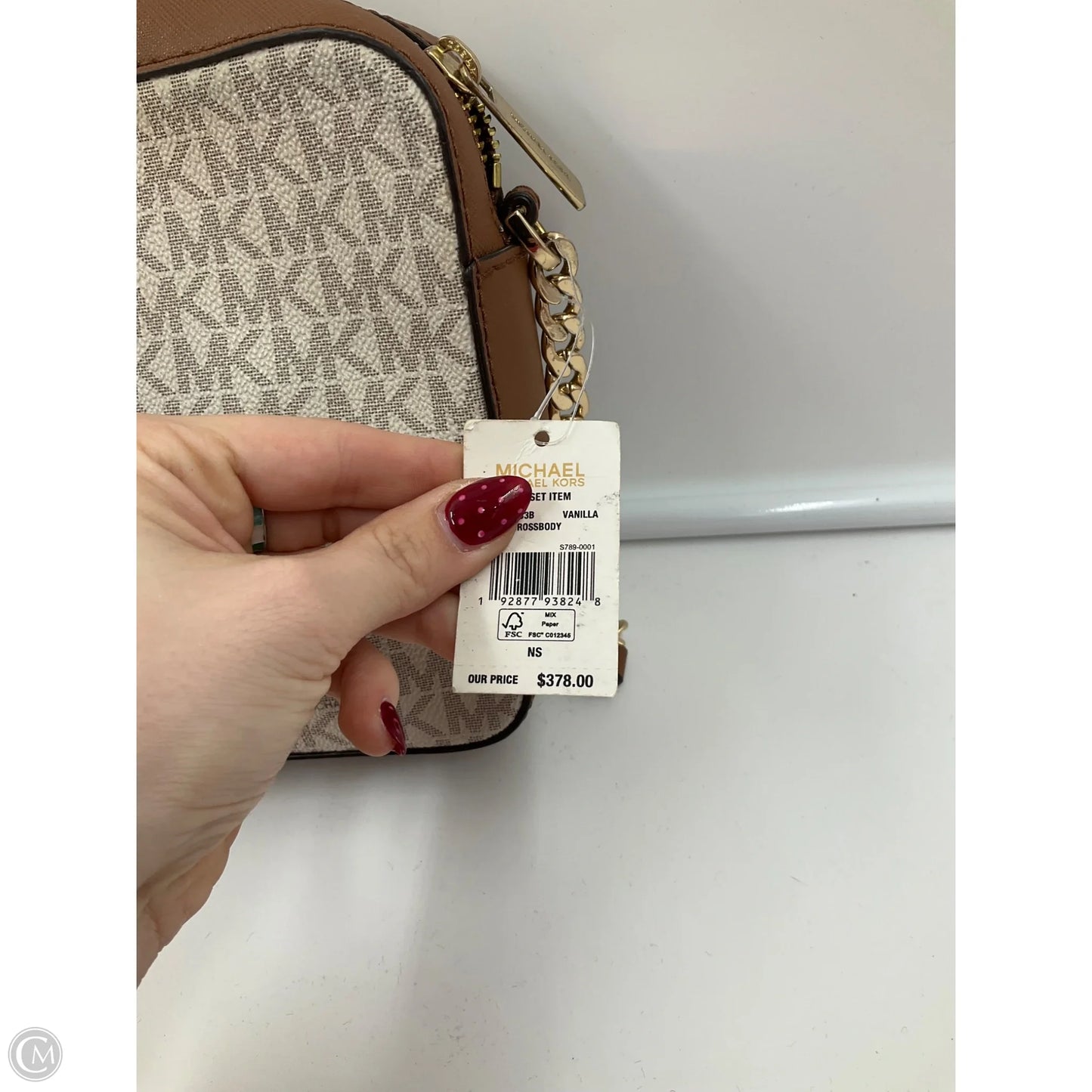 Diaper Bag Designer By Michael Kors, Size: Small