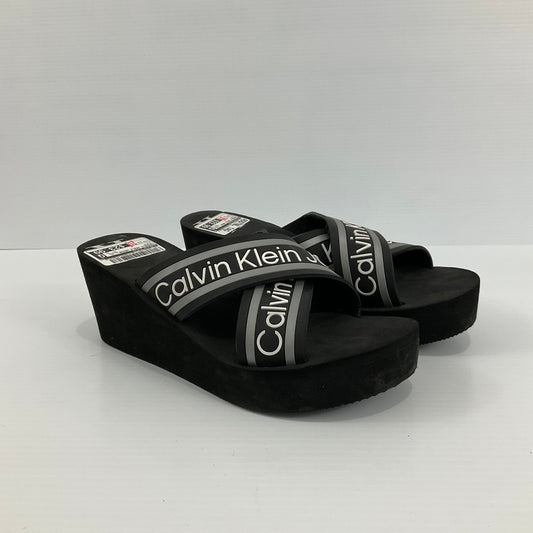 Sandals Heels Wedge By Calvin Klein  Size: 11