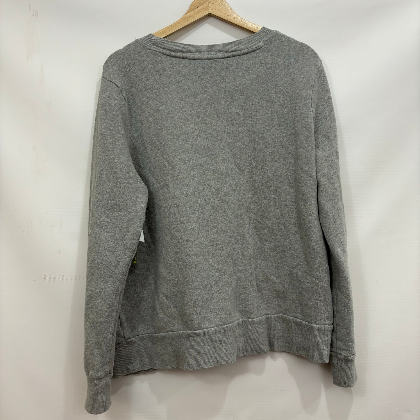 Sweatshirt Collar By Maeve In Grey, Size: L