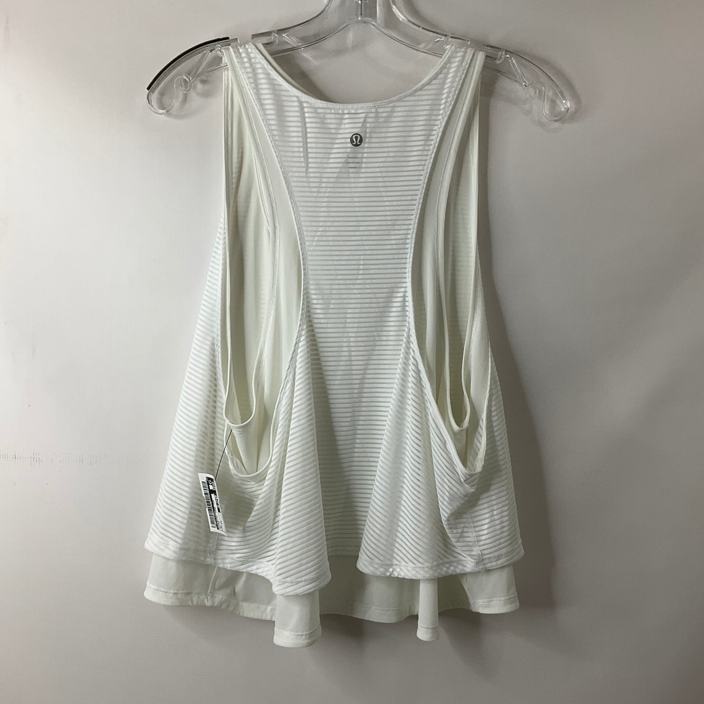 Athletic Tank Top By Lululemon In White, Size: 12