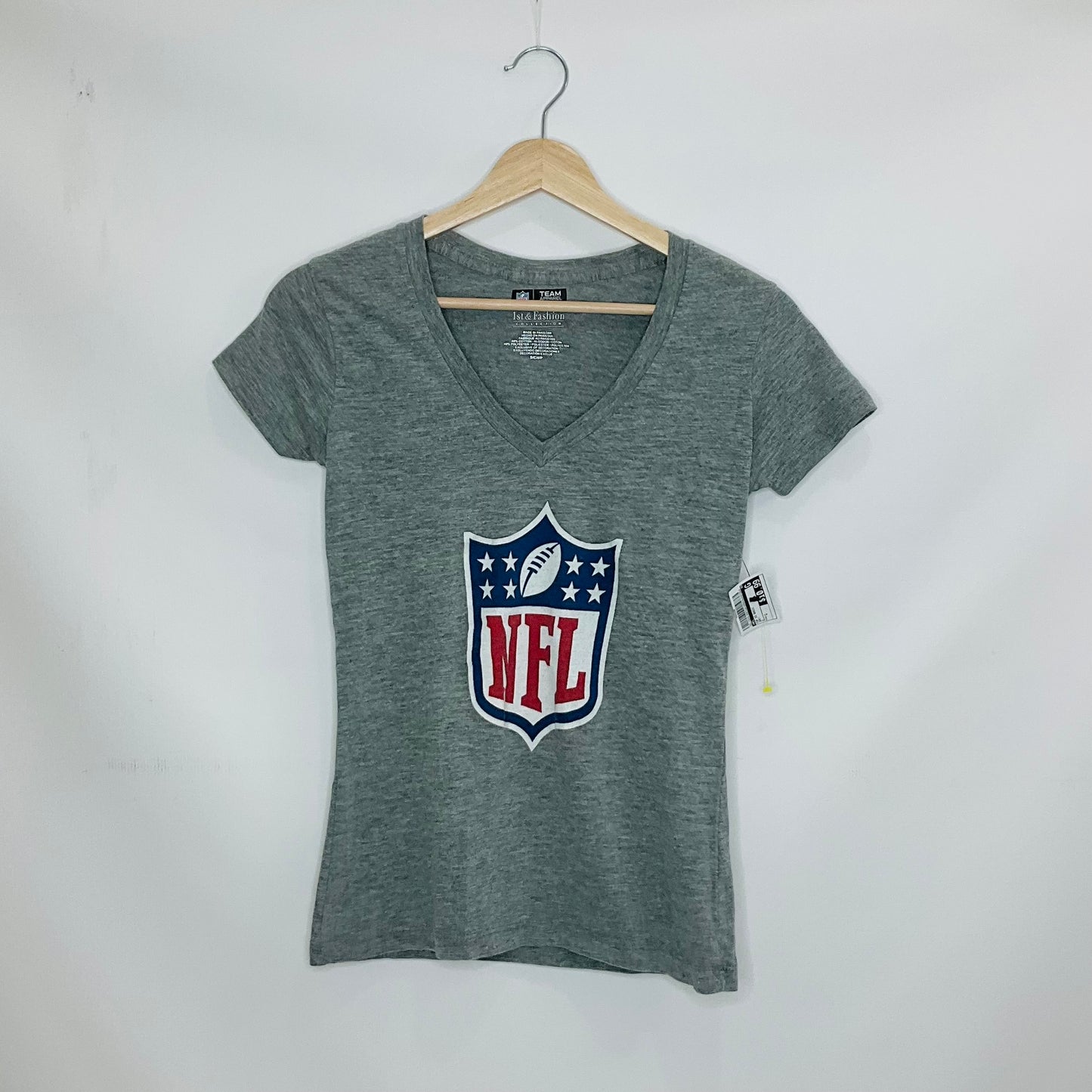 Top Short Sleeve Basic By Nfl In Grey, Size: S