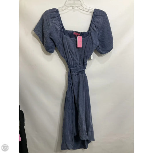 Dress Casual Short By Simply Southern In Blue, Size: M