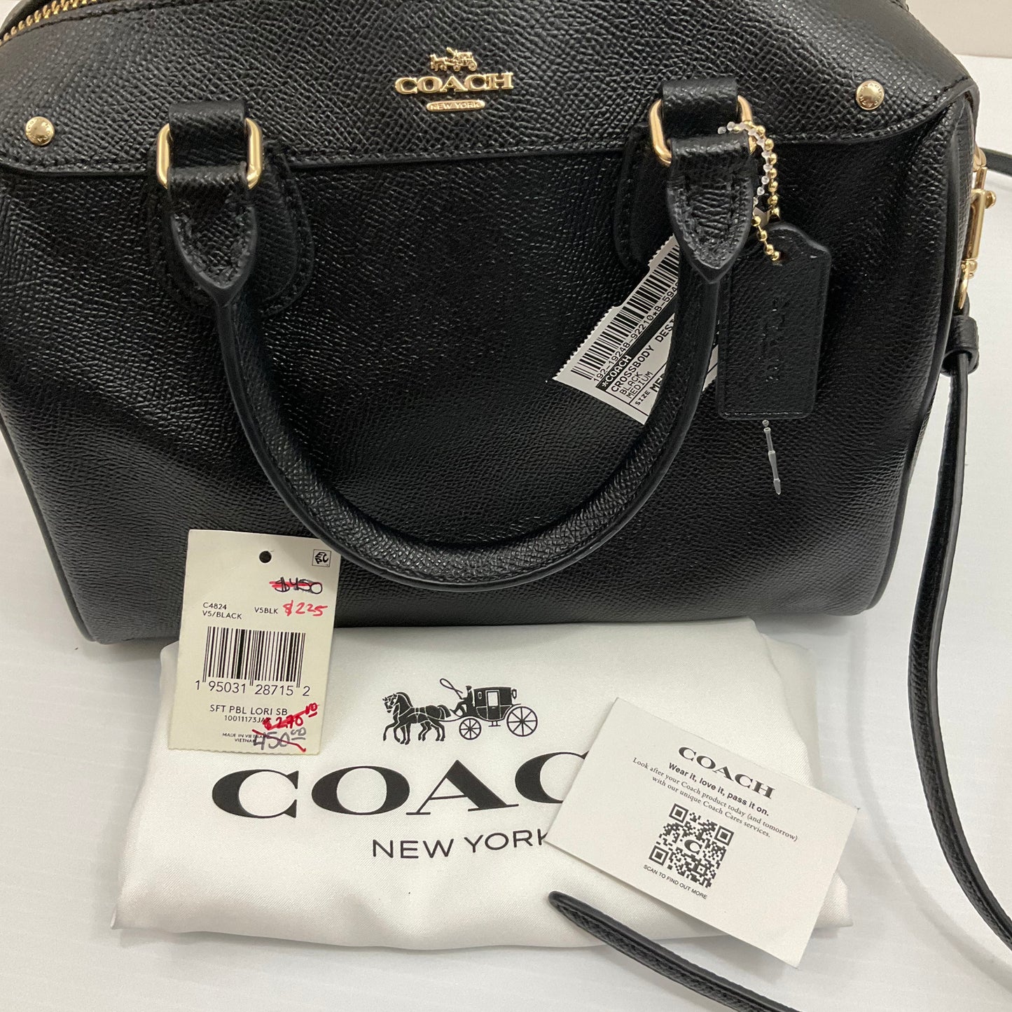 Crossbody Designer By Coach, Size: Medium