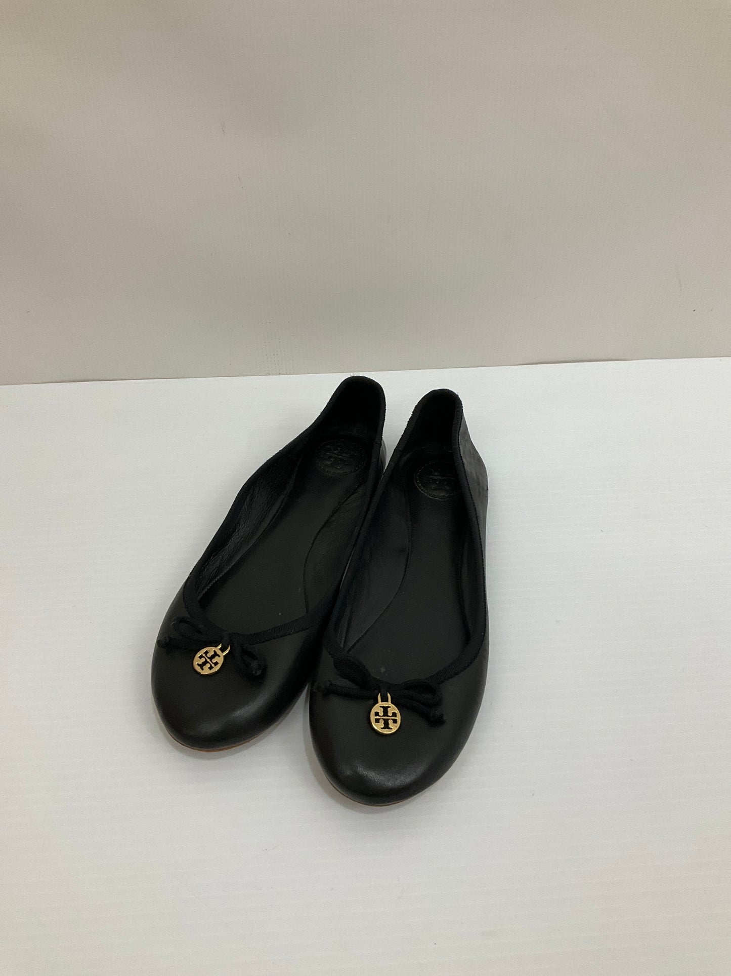 Shoes Flats By Tory Burch In Black, Size: 8