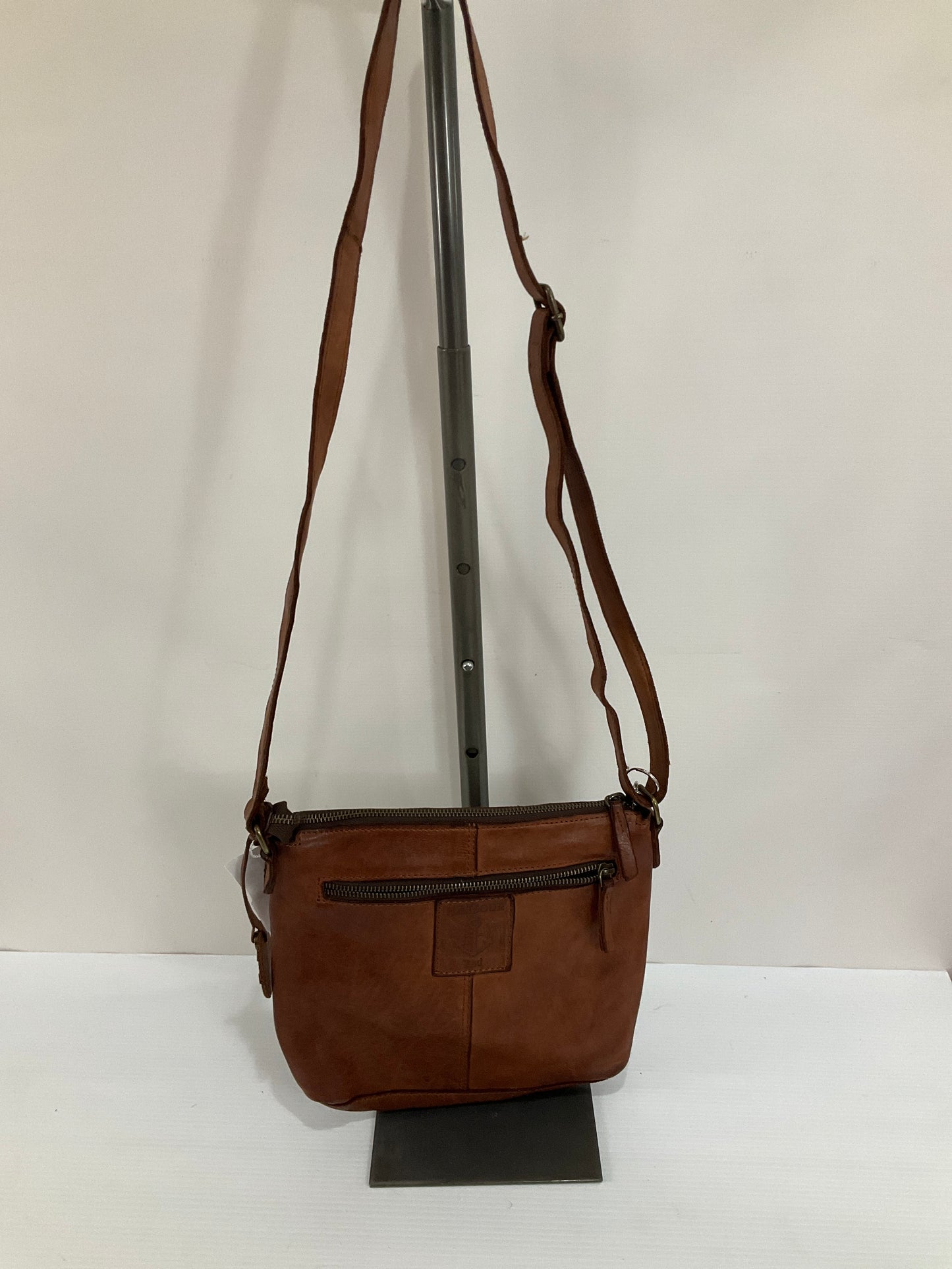 Crossbody Leather By Cmb, Size: Medium