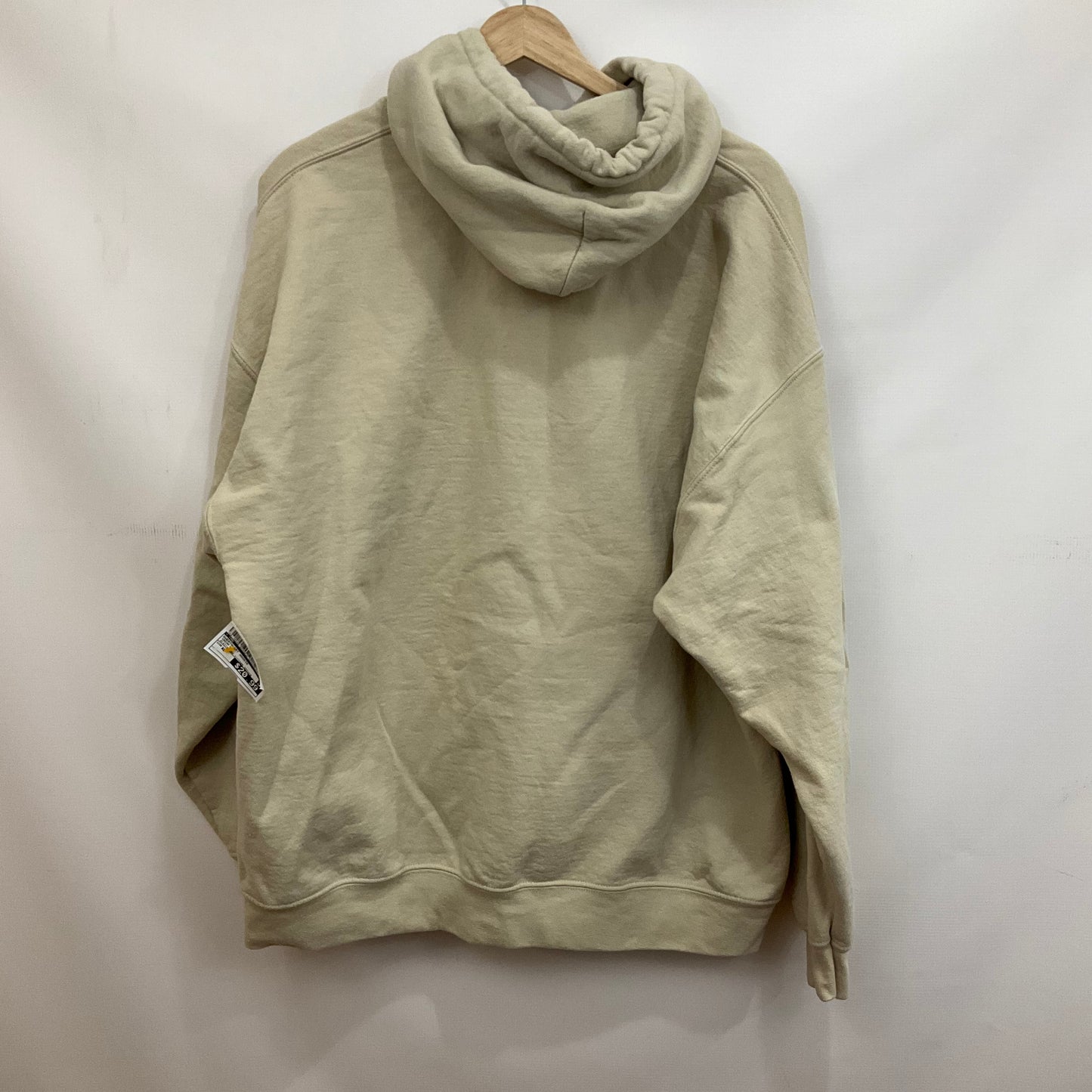 Sweatshirt Hoodie By Cmb In Cream, Size: Xl