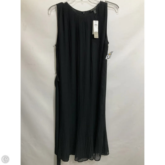 Dress Casual Midi By Banana Republic In Black, Size: Xs