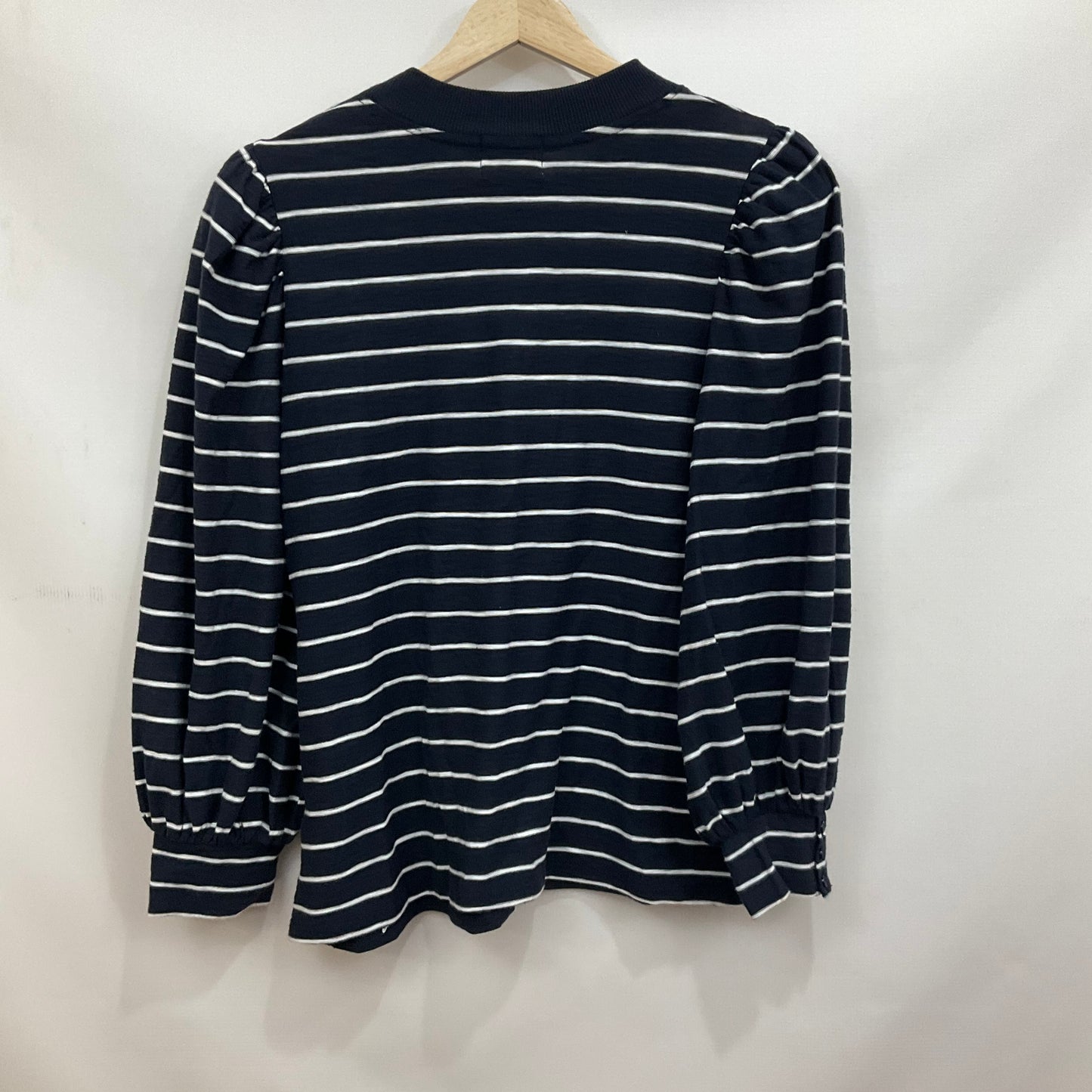 Top Long Sleeve By Nation Ltd In Blue, Size: M