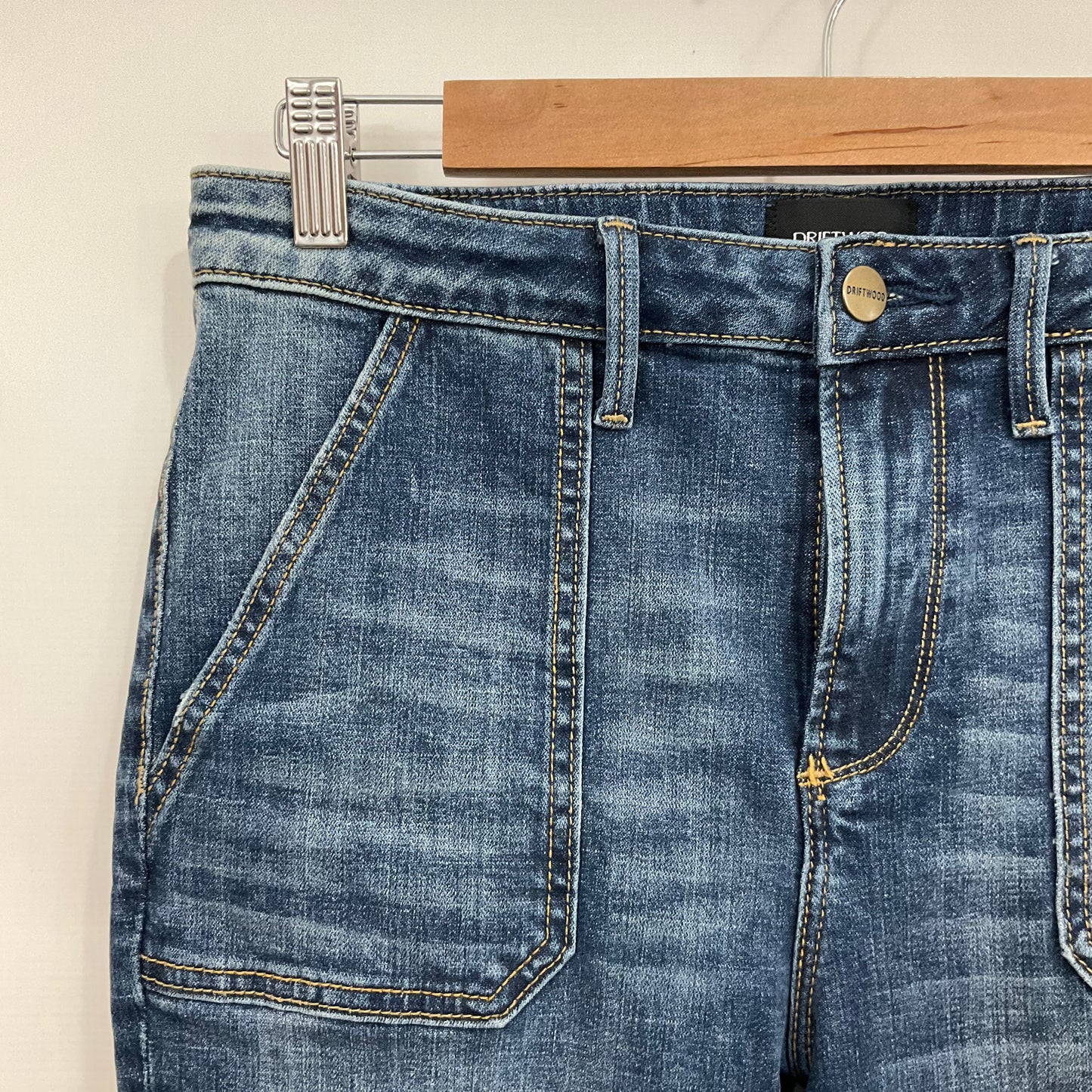 Jeans Flared By Driftwood In Blue Denim, Size: 4