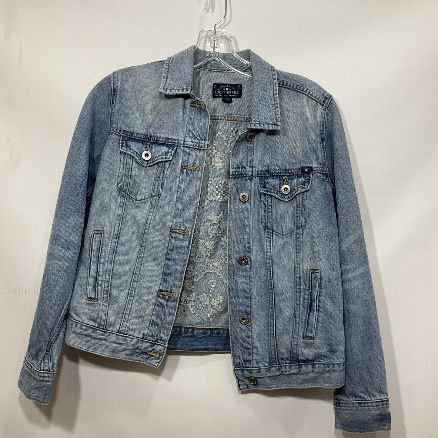 Jacket Denim By Lucky Brand  Size: Xs