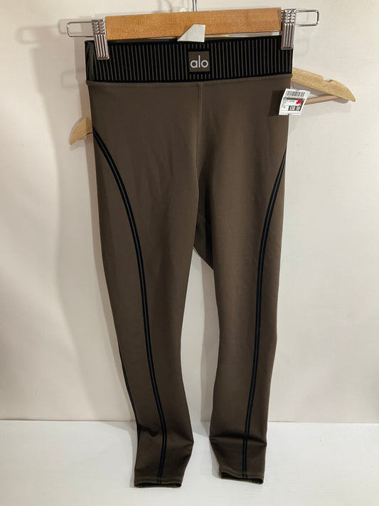 Athletic Leggings By Alo In Brown, Size: Xs