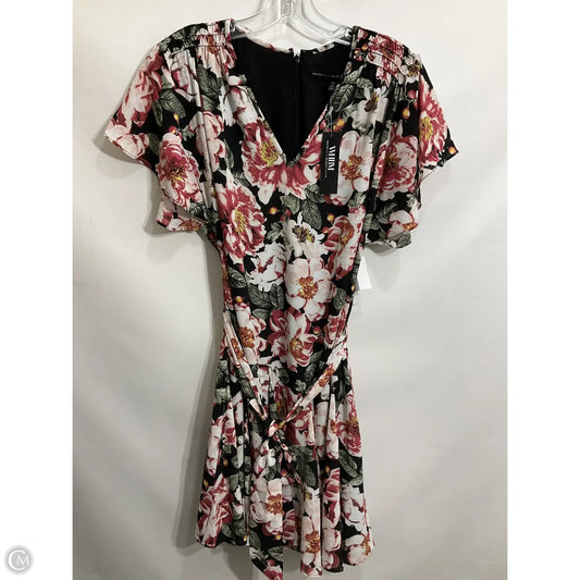 Dress Casual Midi By White House Black Market In Floral Print, Size: Xs