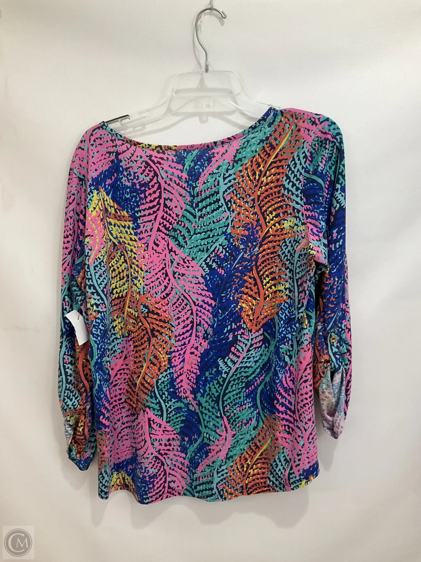 Top Long Sleeve By Lilly Pulitzer In Blue, Size: Xl