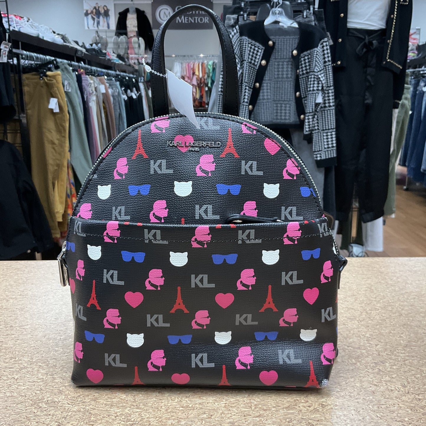 Backpack Designer By Karl Lagerfeld  Size: Medium