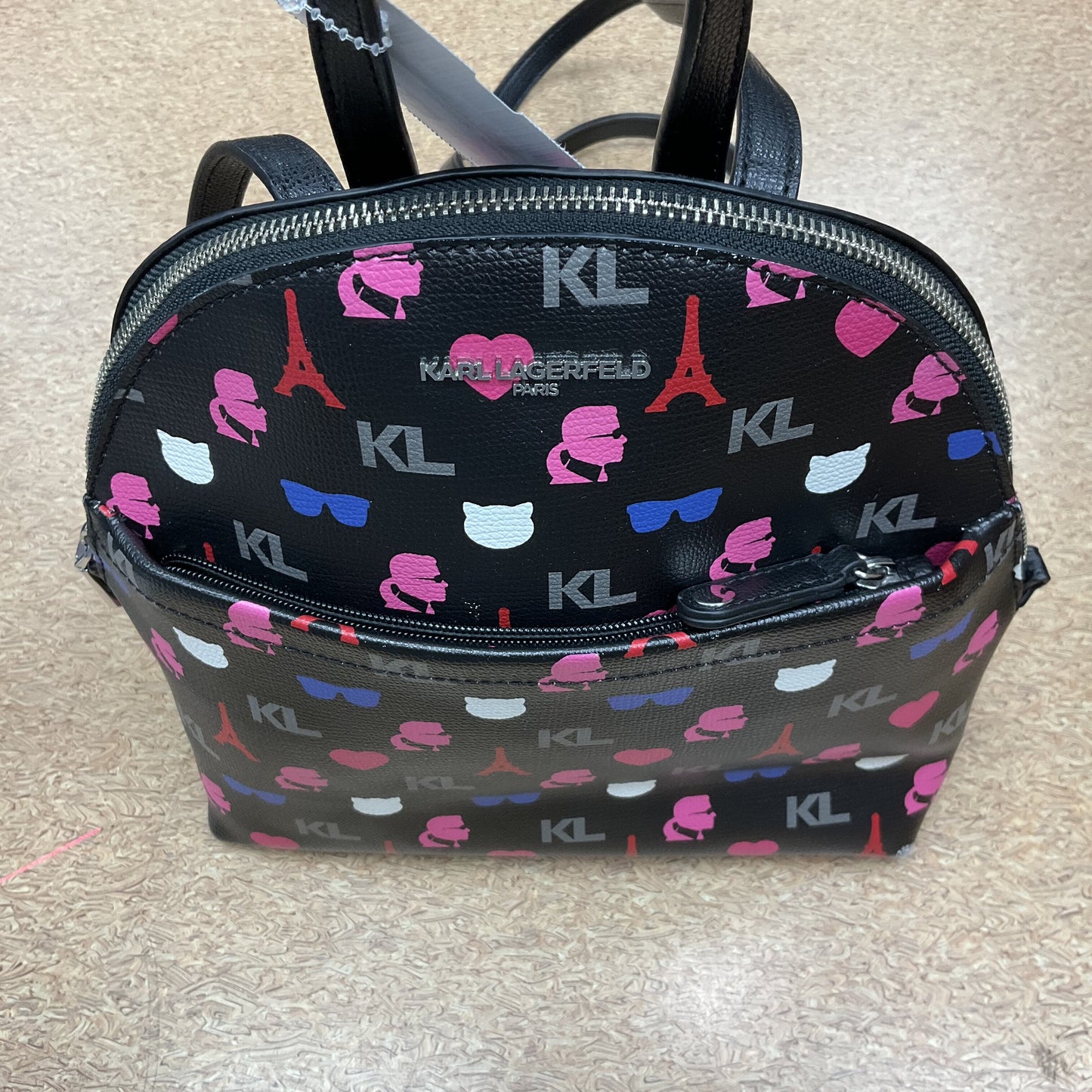 Backpack Designer By Karl Lagerfeld  Size: Medium