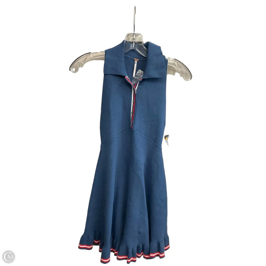Dress Casual Short By Free People In Blue, Size: Xs