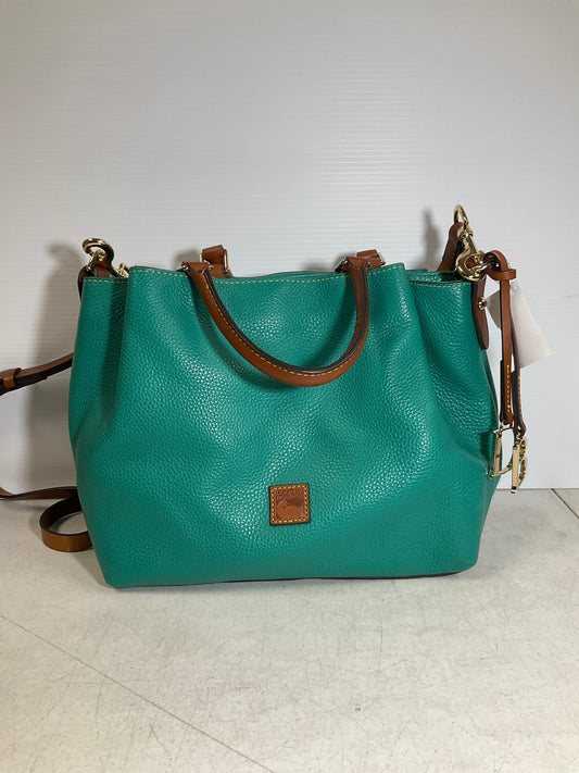Crossbody Designer By Dooney And Bourke In Teal, Size:Medium