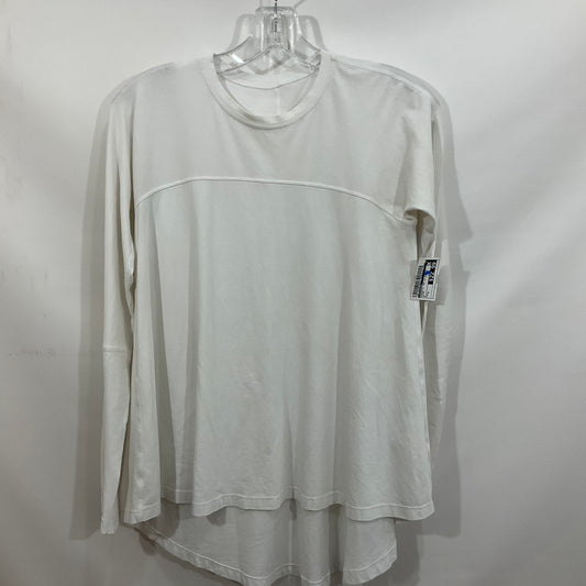 ATHLETIC TOP LS COLLAR by LULULEMON In WHITE, Size: S