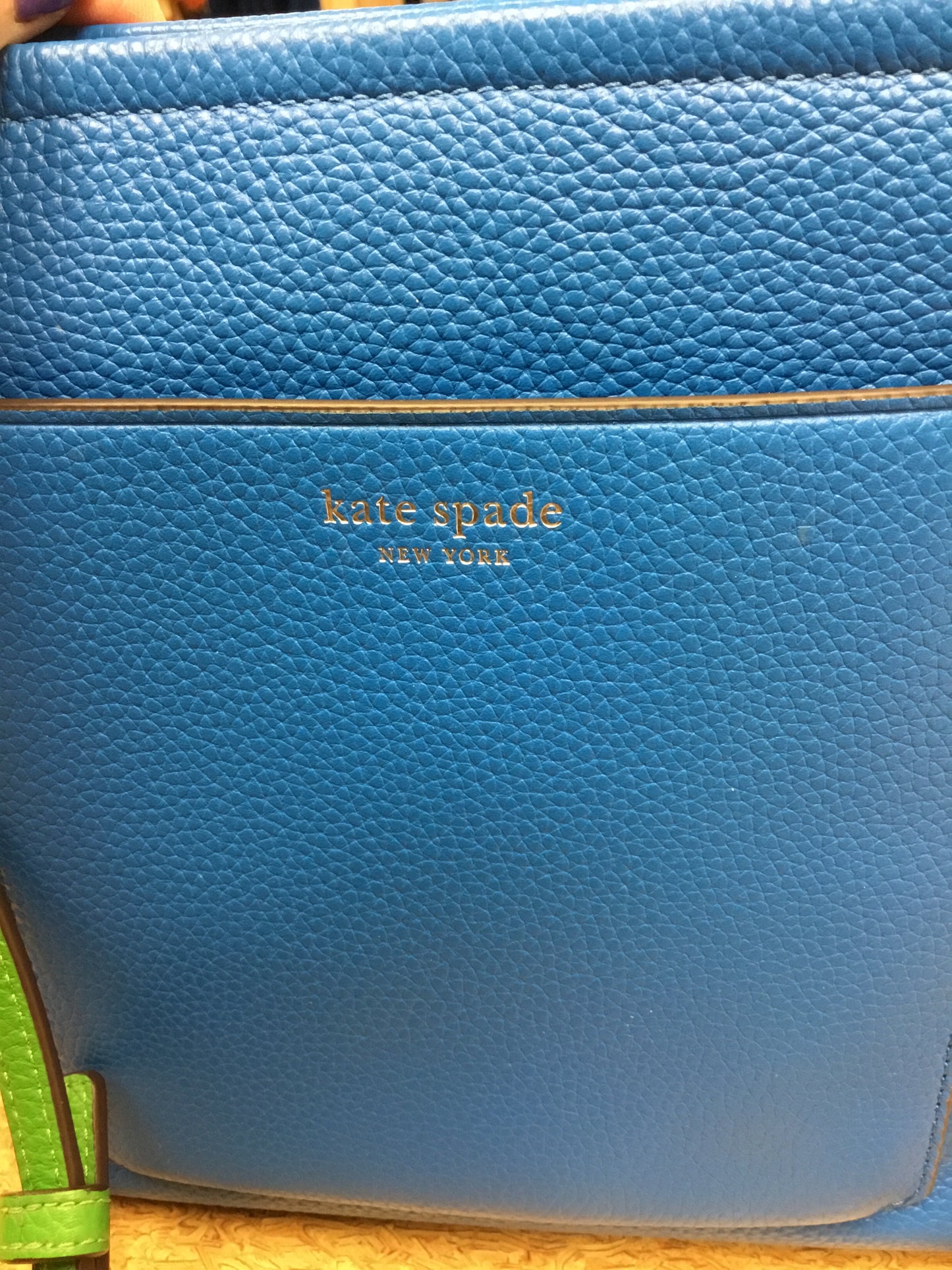 Crossbody Designer By Kate Spade In Blue, Size:Medium