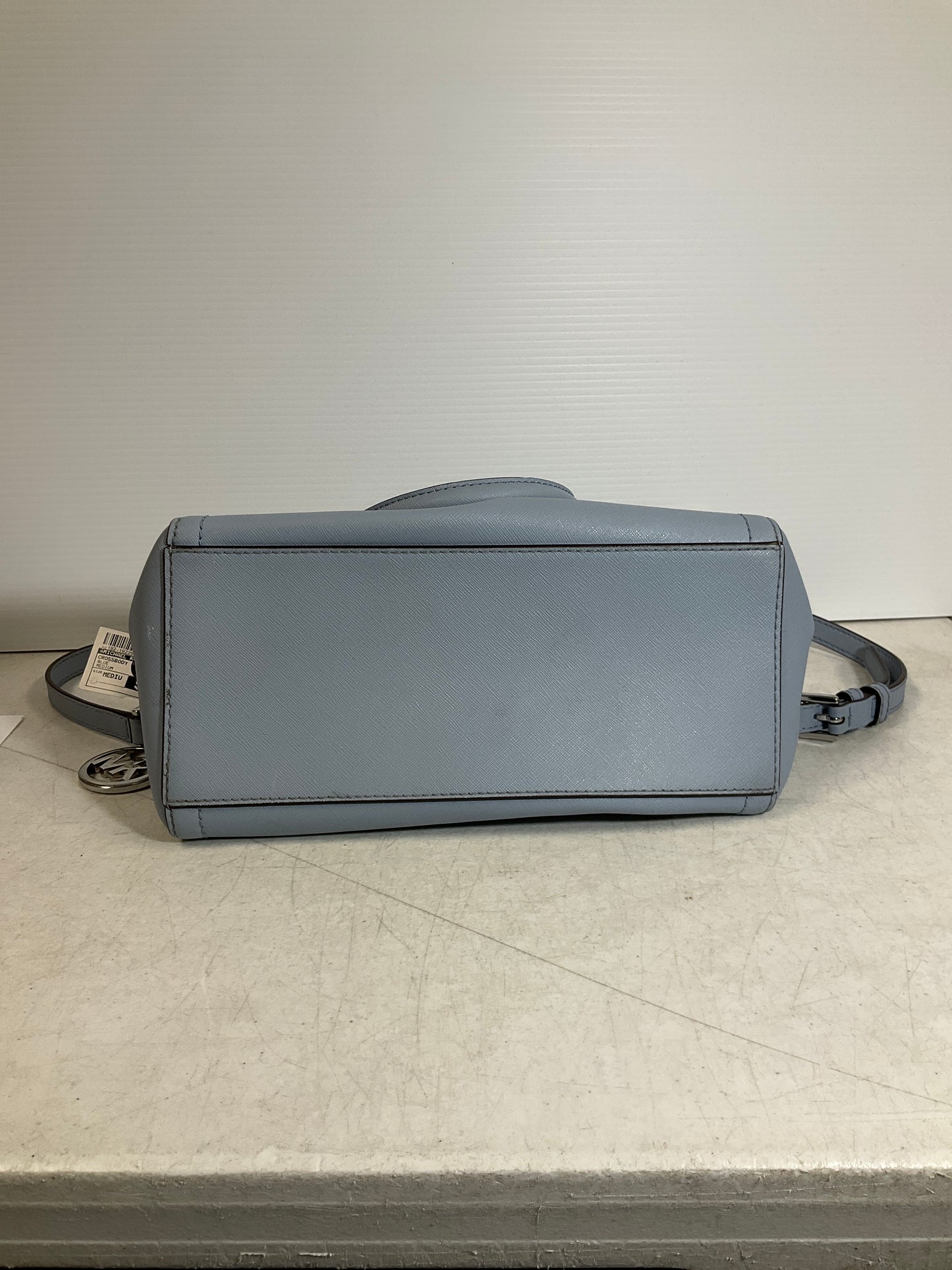 Crossbody Designer By Michael Kors In Blue, Size:Medium