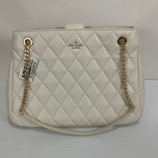 Handbag Designer By Kate Spade In Cream, Size:Medium