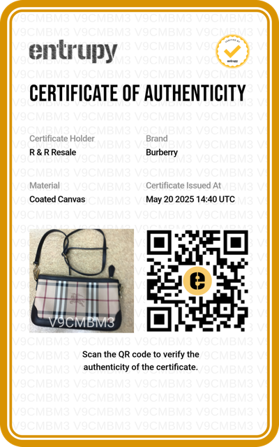 Crossbody Luxury Designer By Burberry In Brown, Size:Small