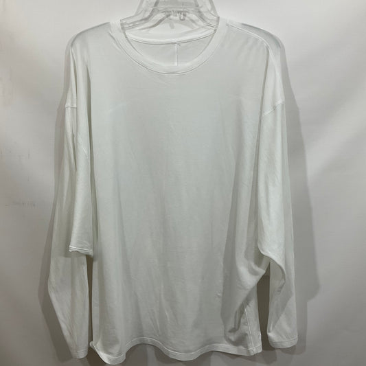 ATHLETIC TOP LS CREWNECK by LULULEMON In WHITE, Size: 16