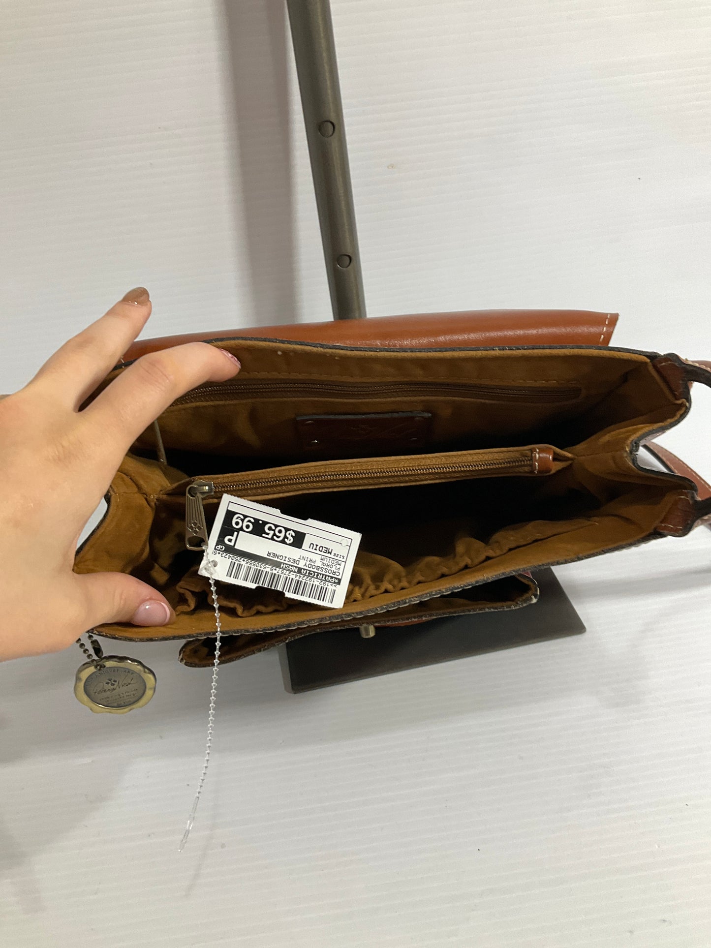 Crossbody Designer By Patricia Nash In Floral Print, Size:Medium