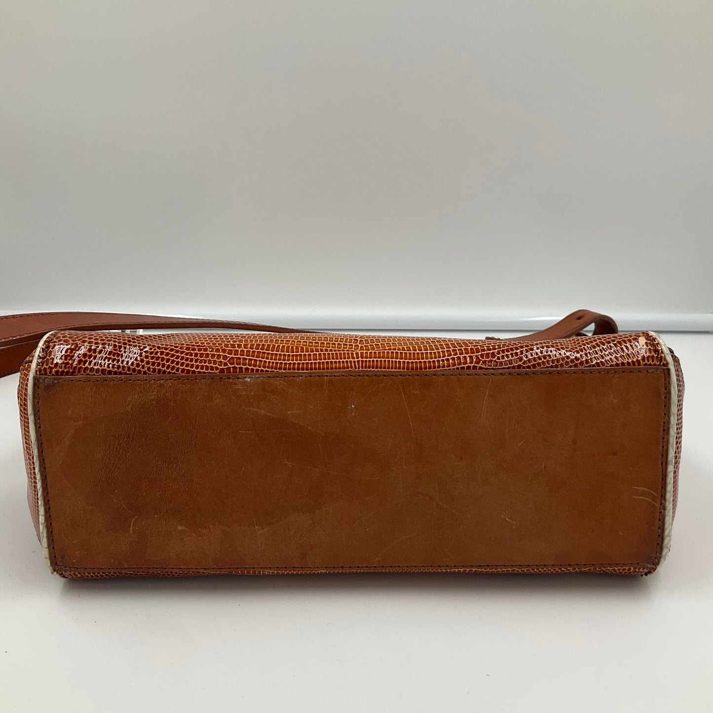 Crossbody Designer By Brahmin In Brown, Size:Medium