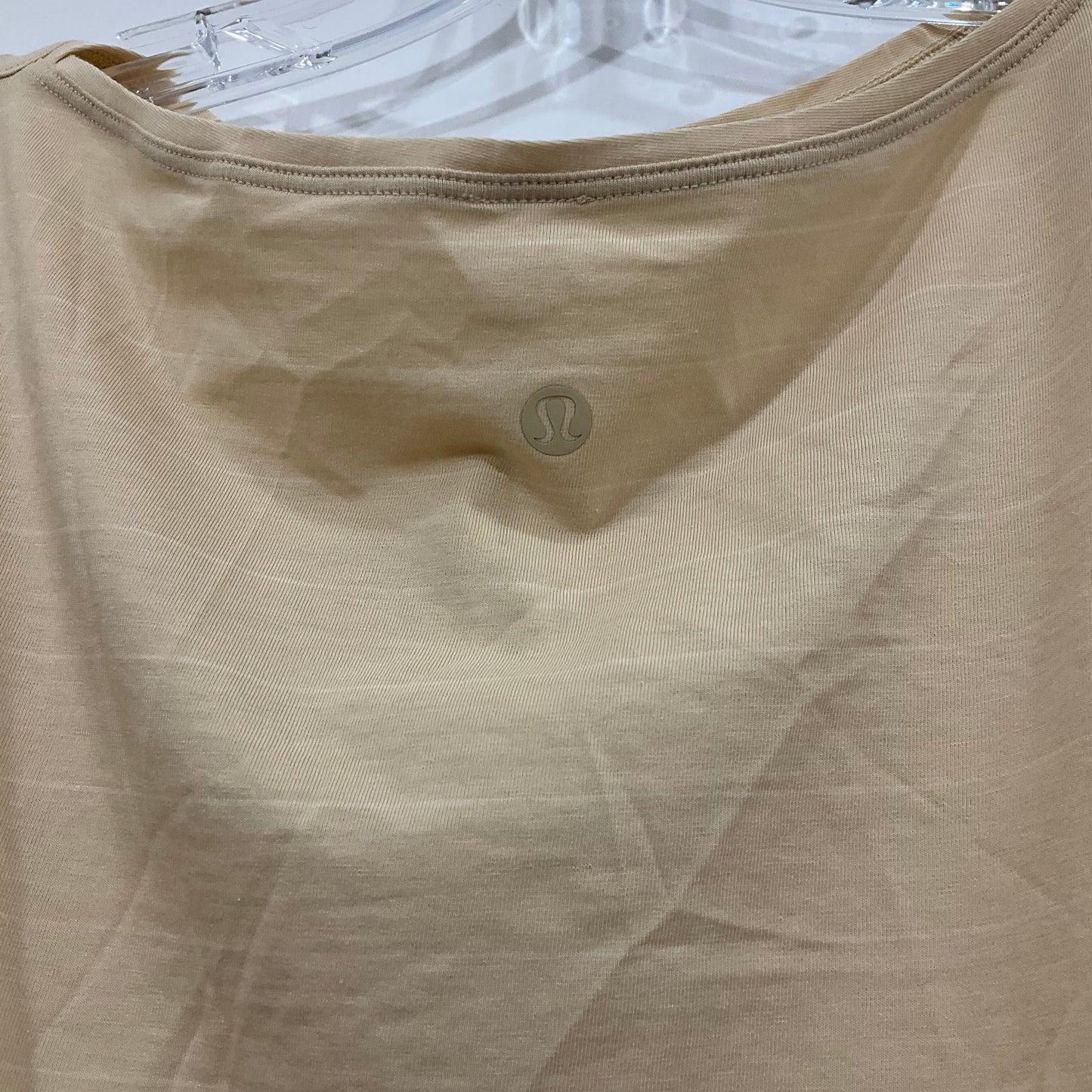 ATHLETIC TOP SS by LULULEMON In BEIGE, Size: 12