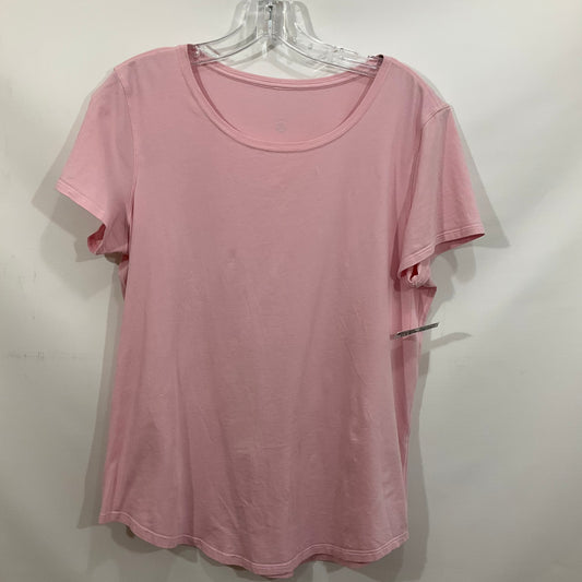 ATHLETIC TOP SS by LULULEMON In PINK, Size: L