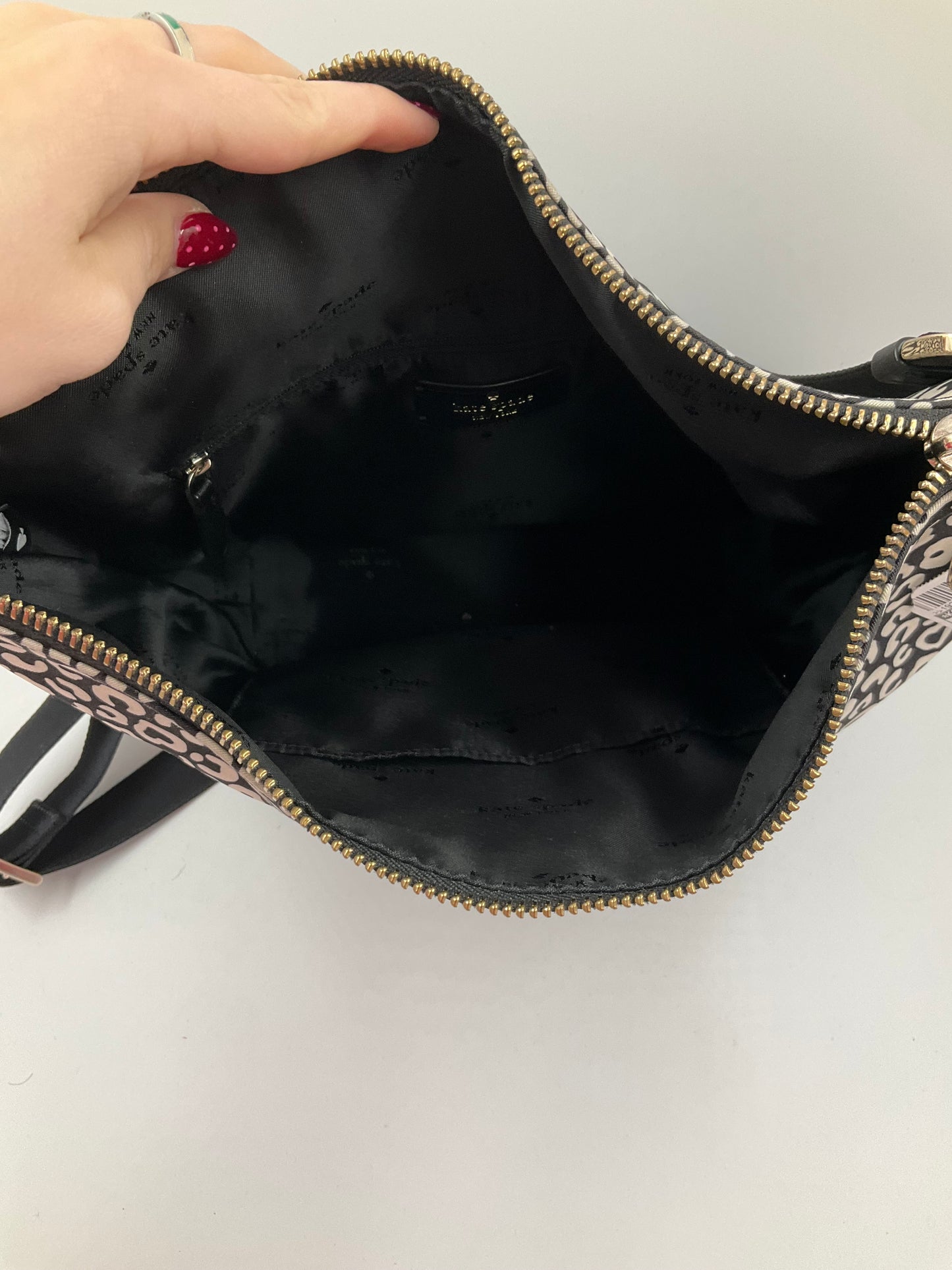 Crossbody Designer By Kate Spade In Animal Print, Size:Medium