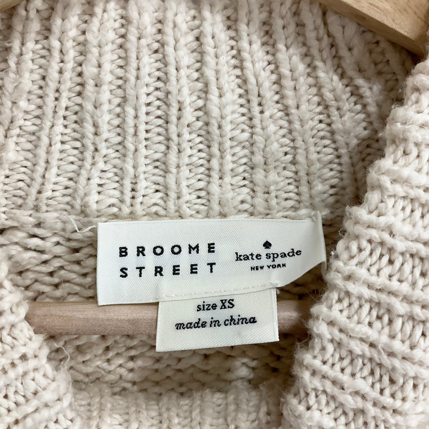 Sweater By Kate Spade In Tan, Size: Xs