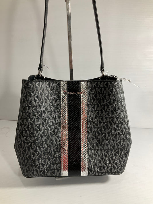 Handbag Designer By Michael Kors In Silver, Size:Medium