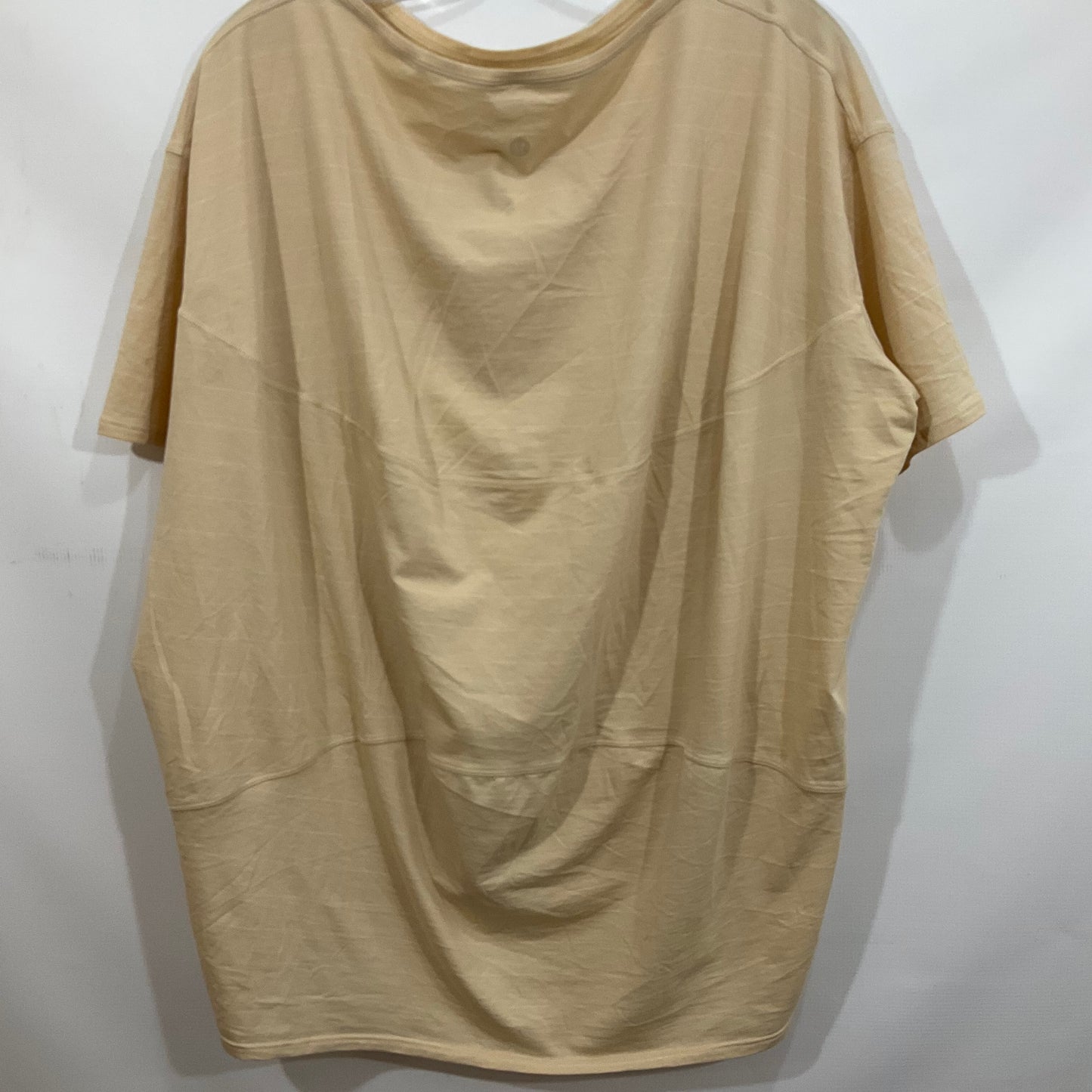 ATHLETIC TOP SS by LULULEMON In BEIGE, Size: 12