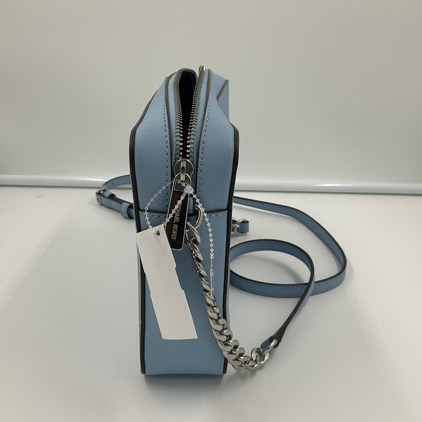 Crossbody Designer By Michael Kors In Blue, Size:Medium