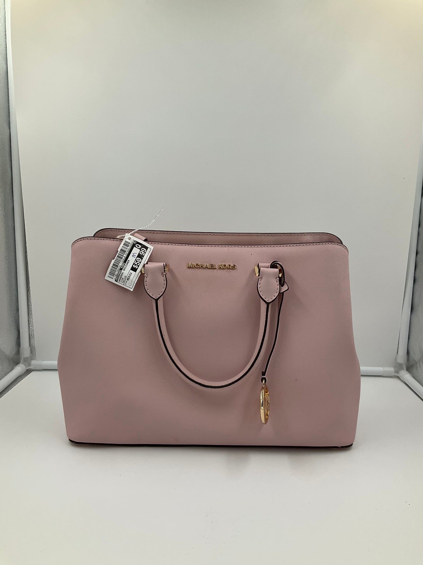 Handbag Designer By Michael Kors In Pink, Size:Medium